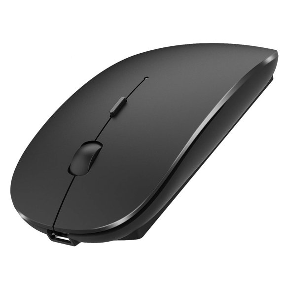 Ratón PEIBO Inalámbrico Bluetooth Negro 2.4G USB‑C