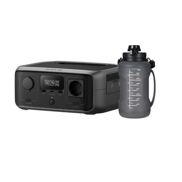 EcoFlow Generador River 3 + Botella Plegable