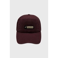 Falcone - Gorro Rectangular Logo Burdeo