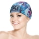 thumbnail image 5 of 200% Lobo Gorro de Natación de Licra, Gorro de Baño de Tela Cómoda, Gorro Elástico Antideslizante para Hombres, Mujeres y Niños, 5 of 6