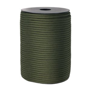 Ioensy - Cuerda De Paracaídas De 328 Pies, Cuerda Para Carpa, Cuerda Para Senderismo, Manualidades Al Aire Libre, Bricolaje, Color Verde