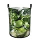 thumbnail image 1 of Hulk Cesta de lavandería de gran capacidad redonda con asa, bolsa para ropa sucia plegable, almacenamiento para dormitorio, baño y lavadero 44x35 cm, 1 of 6