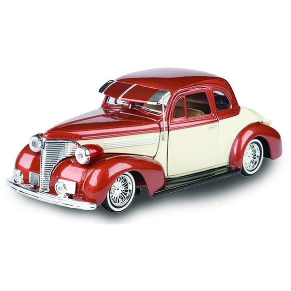 Auto de colección a escala 1/24 Motormax Chevy Coupe Lowrider 1939