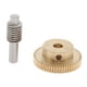 thumbnail image 4 of 0.5 Modulus Brass Worm Gear Wheel + Gear Shaft Set 60 Tooth, 4 of 5