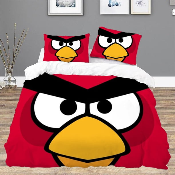 A-ngry BirdS Comforter Bedding Sets Bed Linen Sets Twin Size Bedding Set Duvet Cover Queen Double Sheets Home Textile GardenBed Sheets