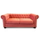 thumbnail image 1 of Sofa Florencia 3C Tela Velvet Palo Rosa, 1 of 4