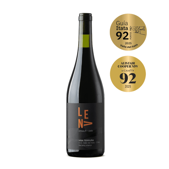 Vino LENA Blend Tinto Cinsault-Pais 2022 Agroecológico Valle del Itata