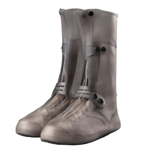 Xusx111 - Impermeable Cubiertas De Zapato De Lluvia Para Mujeres Hombres, Antideslizantes Cubiertas De Bota Plegable Reutilizable Impermeables Sobre Zapatos Galoshes (M)