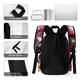thumbnail image 5 of Demon Slayer-theme Backpack, Campus style schoolbag Bookbag with Adjustable Shoulder Straps And Large Zip Compartment, Unisex Travel Bags.42x30x15cm, 5 of 6