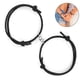 thumbnail image 1 of Pulseras de pareja con dijes magnéticos, pulsera de cuerda trenzada con campanas magnéticas y dijes de votos de amor eterno (1 par) para mujeres y hombres., 1 of 8