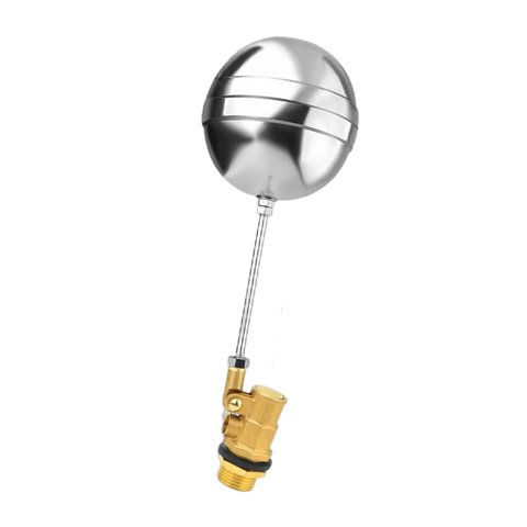Magideal - Válvula De Bola De Flotador De Acero Inoxidable Control De Flujo De Hilo De Uso Múltiple Control De Nivel De Agua Automático Ajustable Para Piezas De 370 Mm