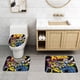 thumbnail image 2 of X-Men '97 Juego de 3 alfombras de baño de coral fleece: tapete de baño + alfombra de inodoro en forma de U + funda de tapa de inodoro en forma de O, 2 of 6