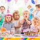 thumbnail image 5 of Adornos coloridos para cupcakes de feliz cumpleaños, para decorar la mesa de postres de fiestas., 5 of 5