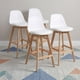 thumbnail image 1 of Pack 4 Taburete Pisos Bar Acolchado Altura 65cm Eames Tulip Blanco, 1 of 10