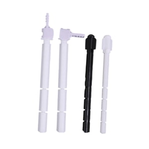 Magideal - 4 Piezas Cisterna Cisterna Push Varilla Accesorios Para El Baño De Baño Fácil De Instalar La Barra De Rubor Actuador De Placa De Descarga Para Uso Dom 157 Cm Y 131 Cm