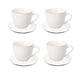 thumbnail image 1 of Set 4 Tazas Con Platillos Royal 260ml 15cm Borde Dorado, 1 of 3