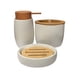 thumbnail image 1 of Set Juego De Baño 3 Pieza Ceramica Jabon Dispensador Cepillo, 1 of 1