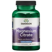 Swanson - Magnesio Citrate 112.5 Mg 240 Tabletas