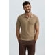thumbnail image 3 of Polera Hombre Tejida Líneas Camel, 3 of 4