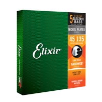 Cuerdas Para Bajo Elixir De Acero Niquelado De 5 Cuerdas Con Nanoweb