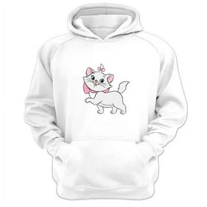 Genérico - Polerón Canguro Gatos Aristócratas Blanco Talla Xl Unisex