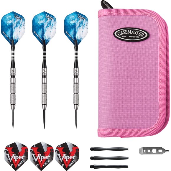 Punta de acero de tungsteno Darts Viper Cold Steel de 21 g con funda Casemaster