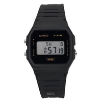 Reloj Casio Pop Digital Gray Bio Based Resin Strap Quartz F-91Wb-8A Unisex Watch