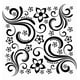 thumbnail image 1 of Decomural Floral Swirl Pattern WS-18203, 1 of 2