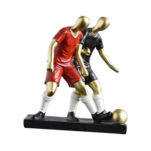 Bothyi - Estatua De Jugador De Fútbol, Figura De Resina Para Oficina, Sala De Estar, Escritorio, 10X6X11,5 Cm