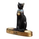 thumbnail image 3 of Candelabro con escultura de gato, candelabro con estatuilla de gato, candelabro creativo, estatua de gato, candelabro para decoración de aniversario Negro, 3 of 5