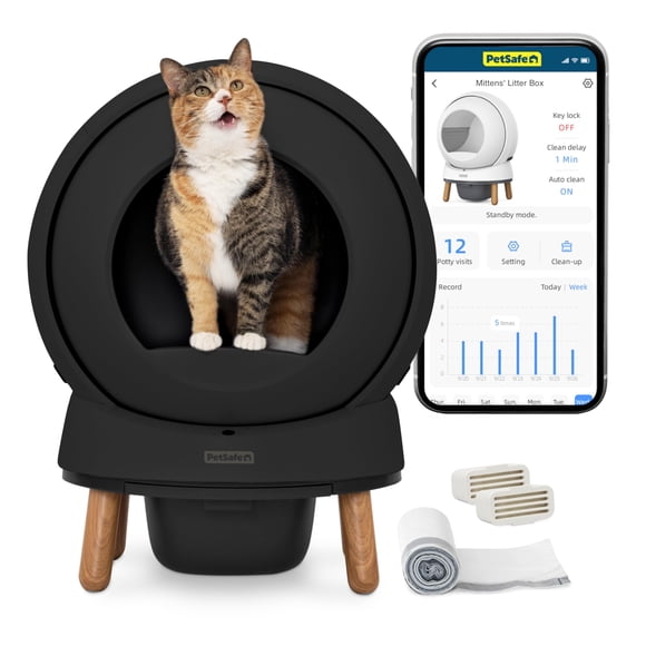 Caja De Arena Autolimpiante Para Gatos Scoopfree Smartspin