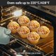 thumbnail image 5 of Vasitos para muffins EUSOAR 100 uds 125 ml con tapas doradas, 5 of 8