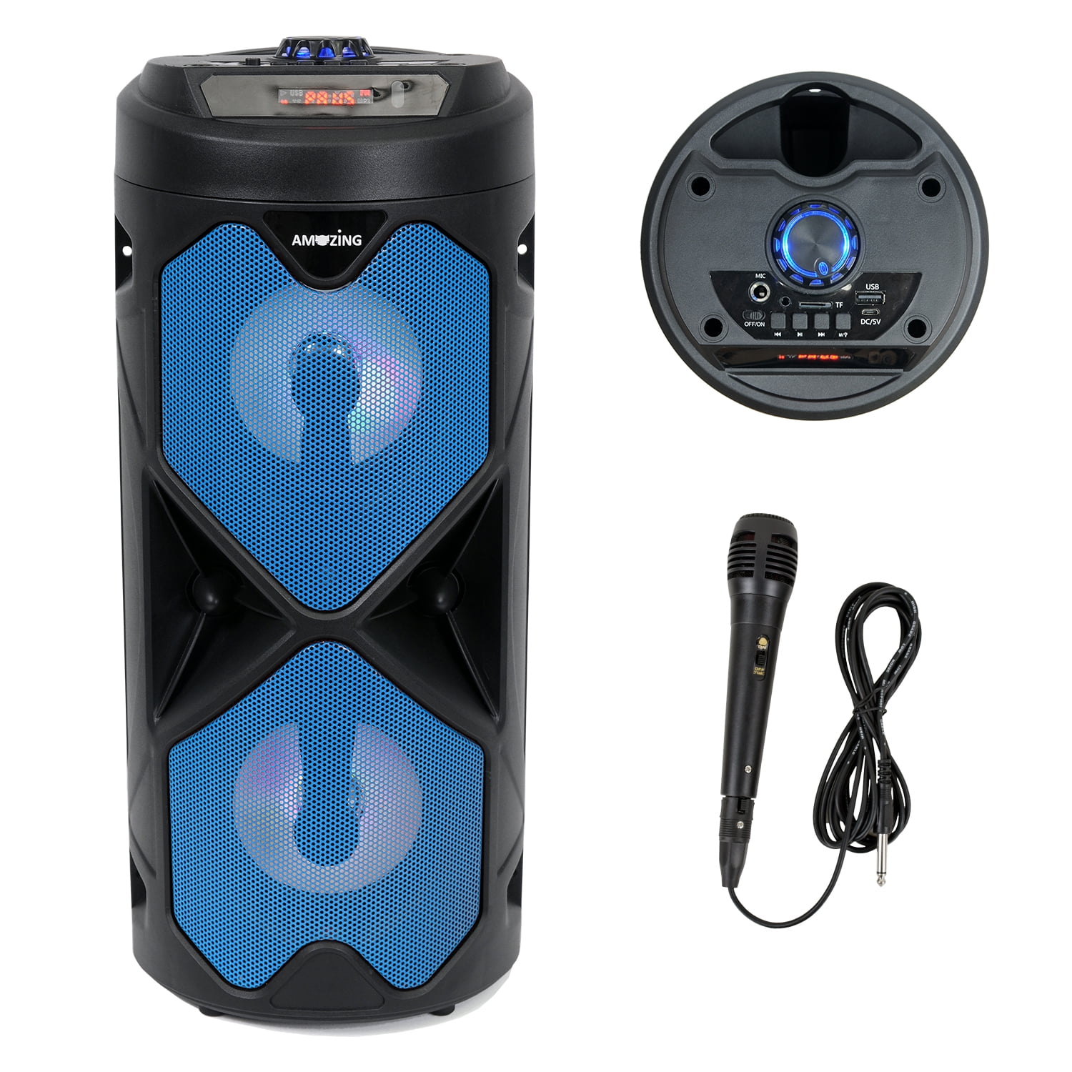 Amazing - Parlante Karaoke Bluetooth Big Pro 500 Azul