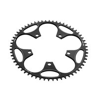 Magideal - 130Bcd Bicicleta Estrecha Cadena Ancha Piñón Accesorios De Fácil Instalación, Reemplazo, Cadena De Bicicleta Redonda Cadena De Bicicleta Para Biciclet 54T