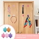 thumbnail image 4 of Uxcell 8Pcs Ganchos Decorativos de Pared con Forma de Hoja, Gancho de Toalla de Metal Autoadhesivo de Alta Resistencia para Baño, Cocina, Hogar y Oficina para Colgar Llaves, Abrigos, Multicolor, 4 of 7