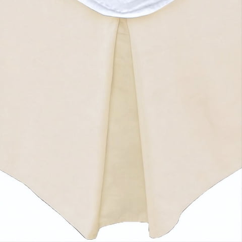 Mallorca - Faldón 144 Hilos Clásico Liso 1 Plaza Crudo