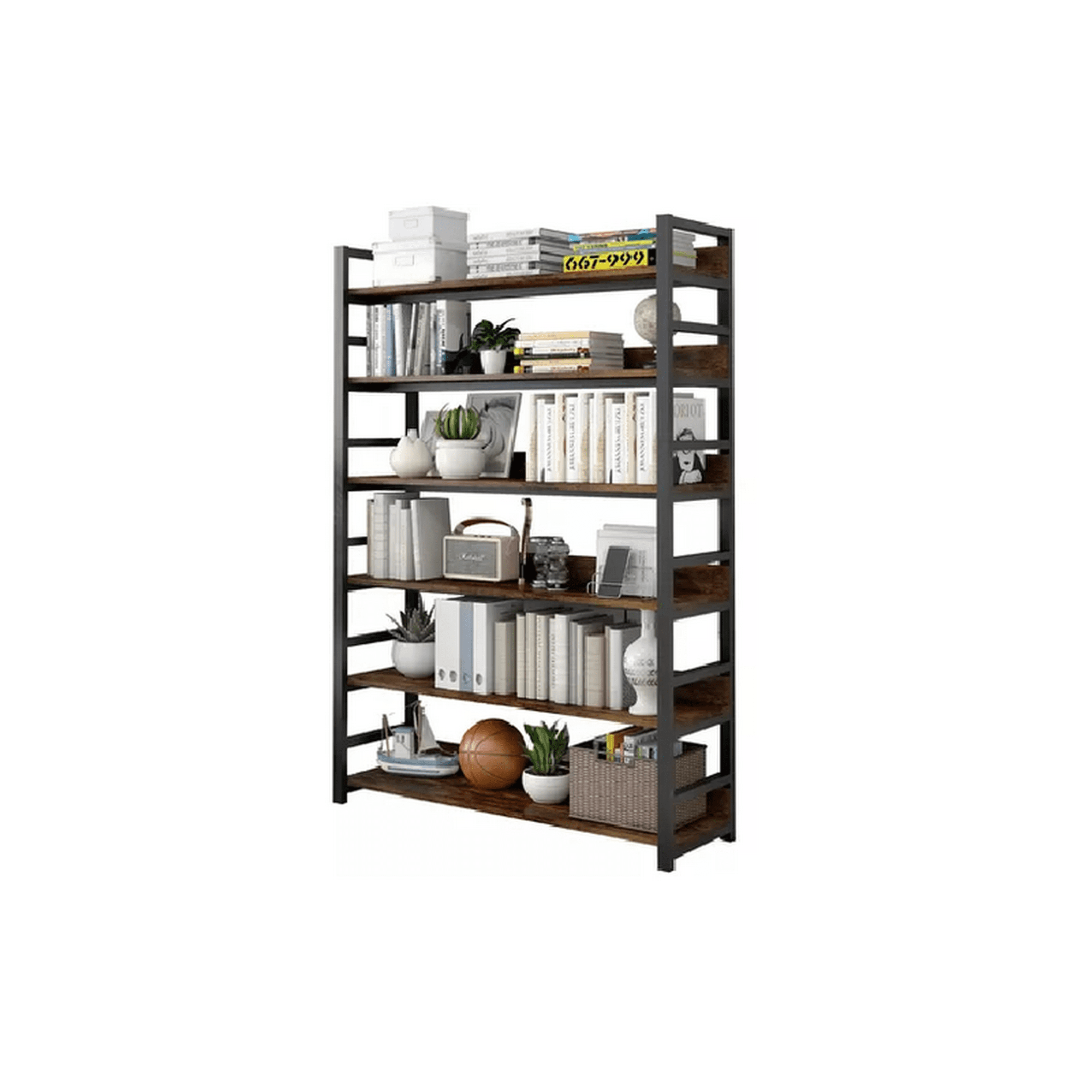 Genérico - Organizador Estante Living Para Libros 80x30x174cm Multifuncional Marrón