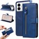 thumbnail image 2 of Funda tipo cartera para Samsung Galaxy S26 Edge con bolsillo con cremallera y ranuras para tarjetas – Función de soporte Azul, 2 of 5