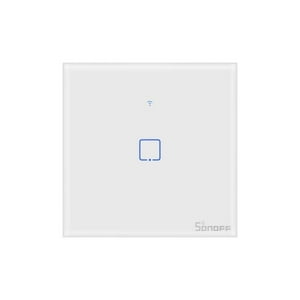 Interruptor De Pared Táctil Wifi Sonoff Tx T1Eu1C 1 Canal Blanco