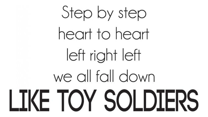 Rienda Libre Graphics - Decomural Toy Soldiers Eminem Song Lyrics Ws-40956