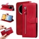 thumbnail image 3 of Funda con Cremallera para Google Pixel 9A, Carcasa Cartera de Cuero PU con Soporte y Tarjetero, 3 of 6
