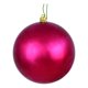thumbnail image 4 of Adorno Navideño Bola Roja Brillante de 8" Vickerman con Bayas, 4 of 6