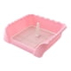 thumbnail image 5 of Bandeja De Inodoro De Entrenamiento Para Gatos Y Mascotas, Inodoro De Celosía Desmontable Para Perros, Para Interior, Rosa, Mediano, 5 of 5