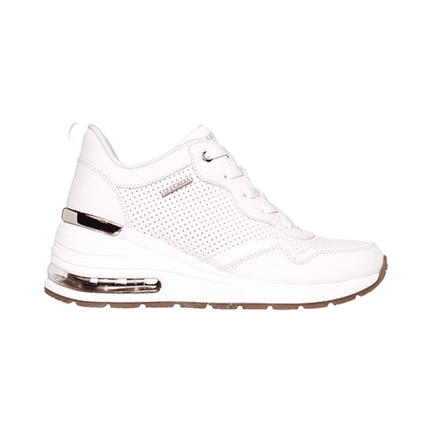 ZAPATILLAS URBANAS SKECHERS MILLION AIR MUJER 155399-WHT - Talla 37 CL / 7 US / 24 CM