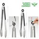 thumbnail image 3 of Juego de 2 pinzas de cocina Hotec de acero inoxidable, 23 cm y 30 cm, 3 of 7