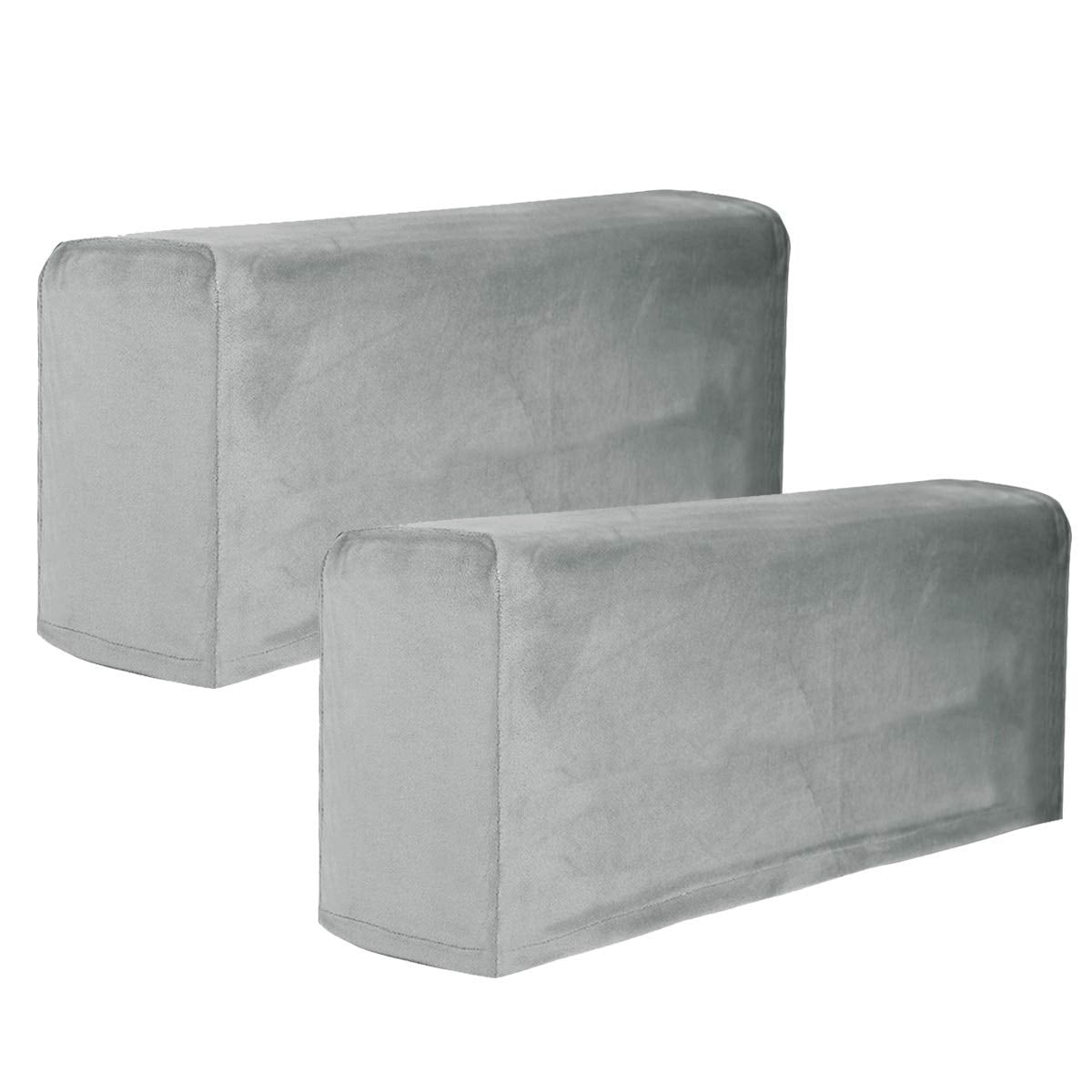 Xusx111 - Cubiertas De Reposabrazos Gris Claro De 2 Piezas, Cubiertas De Brazo De Sofá Estirable Lavable Sofá Sofá Sillón Deslizantes Para Sillas Sofá Protector De Muebles Sofá Reclinable
