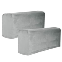 Xusx111 - Cubiertas De Reposabrazos Gris Claro De 2 Piezas, Cubiertas De Brazo De Sofá Estirable Lavable Sofá Sofá Sillón Deslizantes Para Sillas Sofá Protector De Muebles Sofá Reclinable