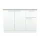 thumbnail image 1 of MUEBLE COCINA MODULAR 100% ARMADO CUBIERTA 120CMS BLANCO, 1 of 4