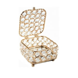 Oem - Caja Joyero De Cristal Cofre De Joyeria Cristal Alhajero P
