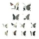 thumbnail image 5 of 12 Uds Espejo Mariposas Pegatina Espejo Pared Pegatina Para Puerta Dormitorio Ventana, 5 of 5